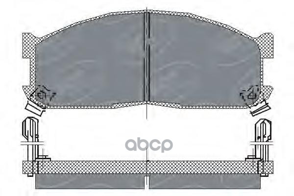 колод. торм.задн. KIA BONGO/K2700-K2500 99-/03- SCT арт. sp128