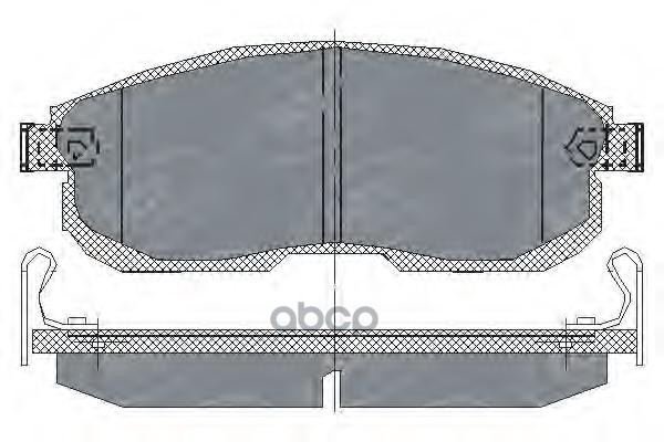 колод. торм.задн. NISSAN SENTRA/JUKE/TEANA/TIIDA I/II/SUZUKI SCT арт. sp153