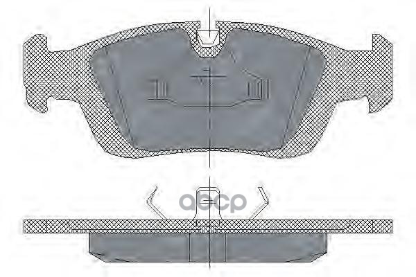 колод. торм.задн. BMW 3 (E36) 93-98/(E46) 00-05/Z3/Z4 SCT арт. sp164