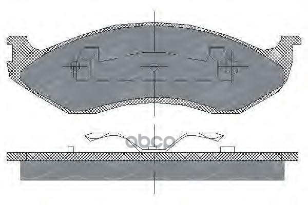 Колод. Торм.задн. Kia Carnival I (Up) -01/Jeep Wrangler Ii 9 SCT арт. sp181