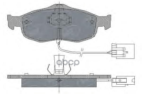 Колод. Торм.задн. Ford Mondeo I/Ii 93-00/Scorpio 86-94 SCT арт. sp204