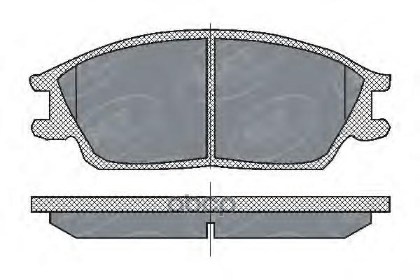колод. торм.задн. HYUNDAI ACCENT (TAGAZ)/GETZ 1.1-1.6/1.5D 0 SCT арт. sp207