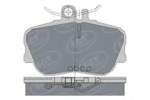 Колод. Торм.задн. Mercedes C-Class (W202) 93-01 SCT арт. sp234