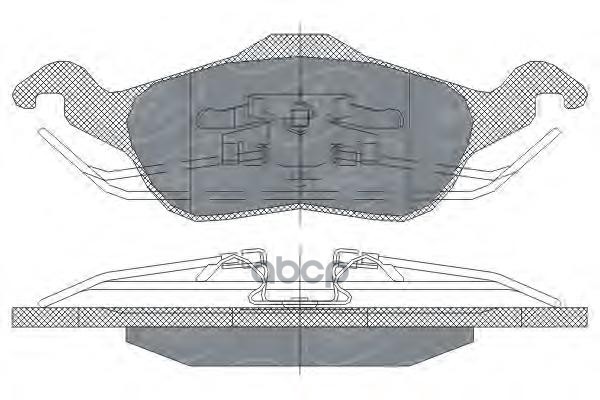 Колод. Торм.задн. Ford Focus 98-05 SCT арт. sp237