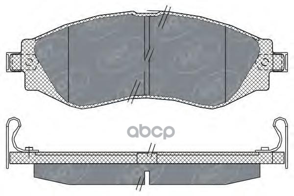 Колод. Торм.задн. Daewoo Nexia 16V/Gentra/Chevrolet Lanos 16V/Lacetti 03- SCT арт. sp310