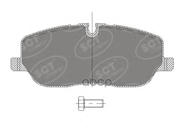 Колод. Торм.задн. Range Rover Sport/Range Rover Iii 05-13/Lr Discovery Iii/Iv 04-09/09-/13- SCT арт. sp329