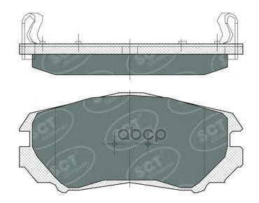 Колод. Торм.задн. Hyu/Kia Soul 09-/Tucson 04-10/Elantra 06-11/Sportage 04-/Optima 10- SCT арт. sp370