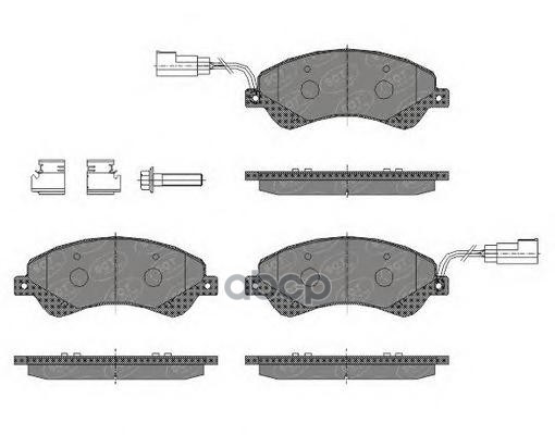 колод. торм.задн. FORD TRANSIT 06-14 SCT арт. sp436