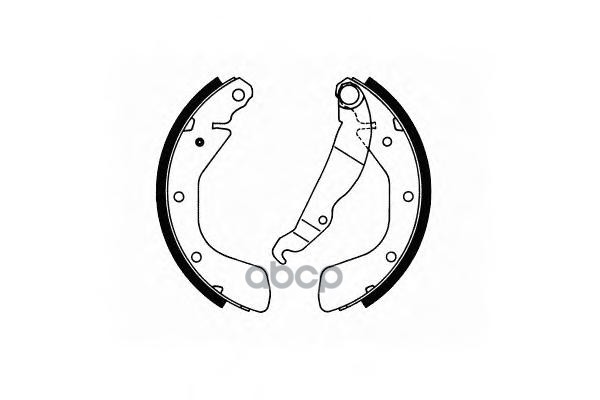 колод. торм.DRUM OPEL/DAEWOO ASTRA F/G/CORSA/VECTRA/NEXIA/ESPERO/LANOS SCT арт. ss520