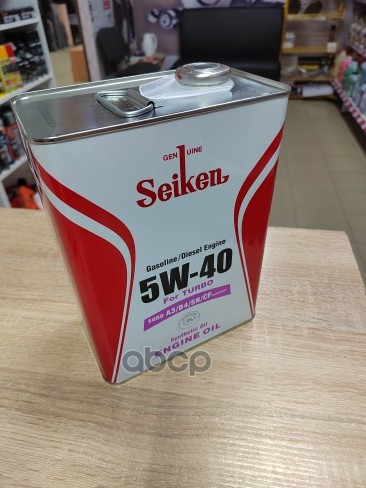 SEIKEN Масло Моторное Seiken Synthetic A3/B4/Sn/Cf 5W-40 4Л