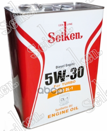 SEIKEN Масло Моторное Seiken Synthetic Dl-1 5W-30 4Л