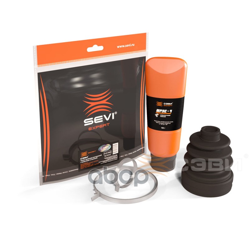 Чехол привода внутренний с хомутами и смазкой для а/м DAEWOO/CHEVROLET MATIZ(98-),  CHEVROLET SPARK( SEVI арт. 61255068