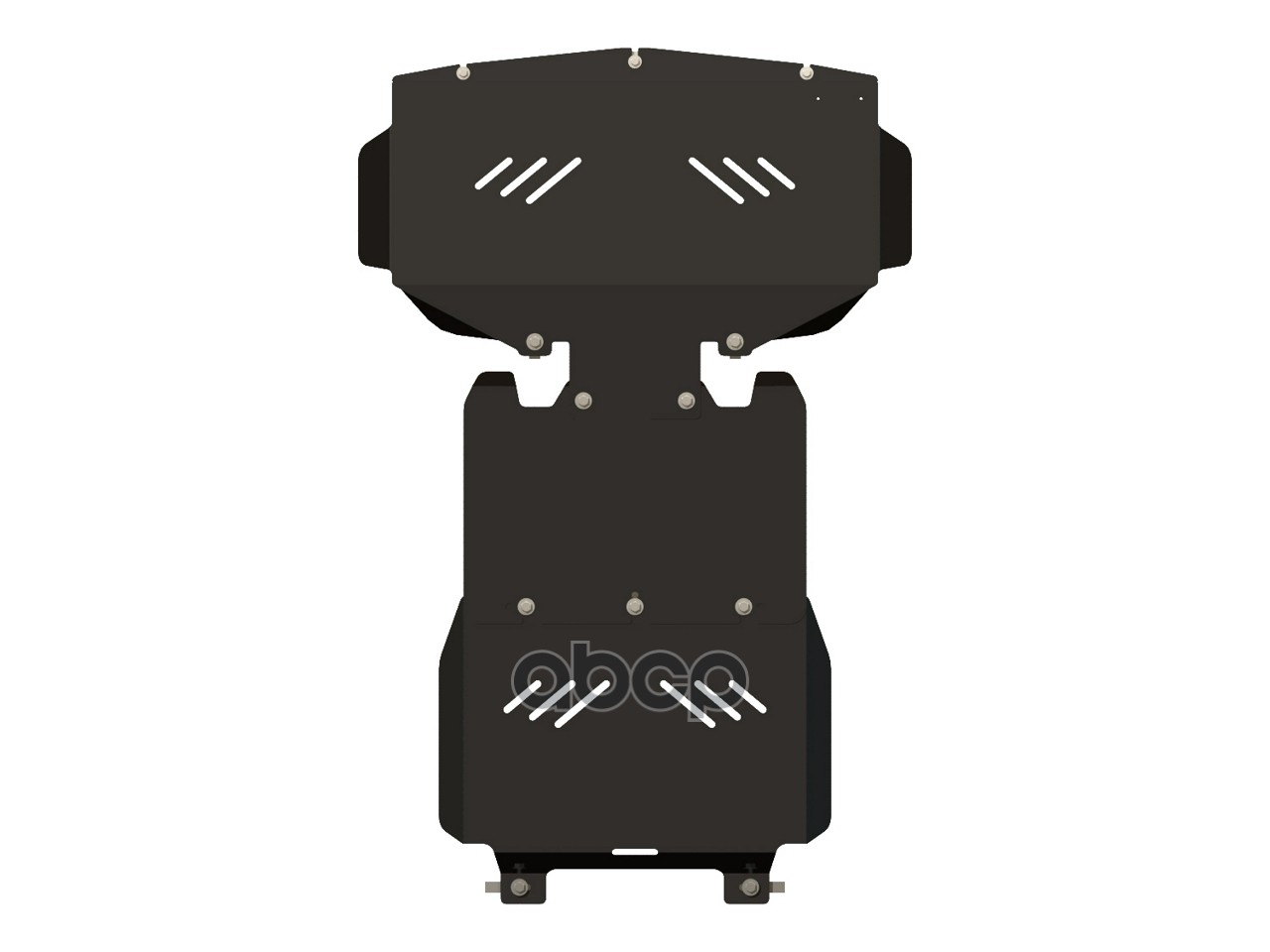 Защита Картера Двигателя И Кпп Hyundai H1, 07- /Grand Stare X, 07- V- 2,5Td, Из 3-Х Частей, Сталь 2 Мм Sheriff 10.1444 SHERIF...