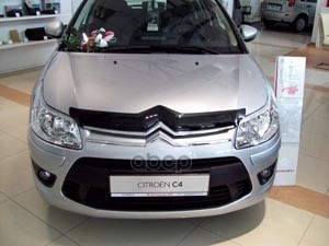 Дефлектор Капота Темный 3/5 Door Citroen C4 Hatchback 2008-2010 / Ситроен С4 SIM арт. NLD.SCIC4H50812