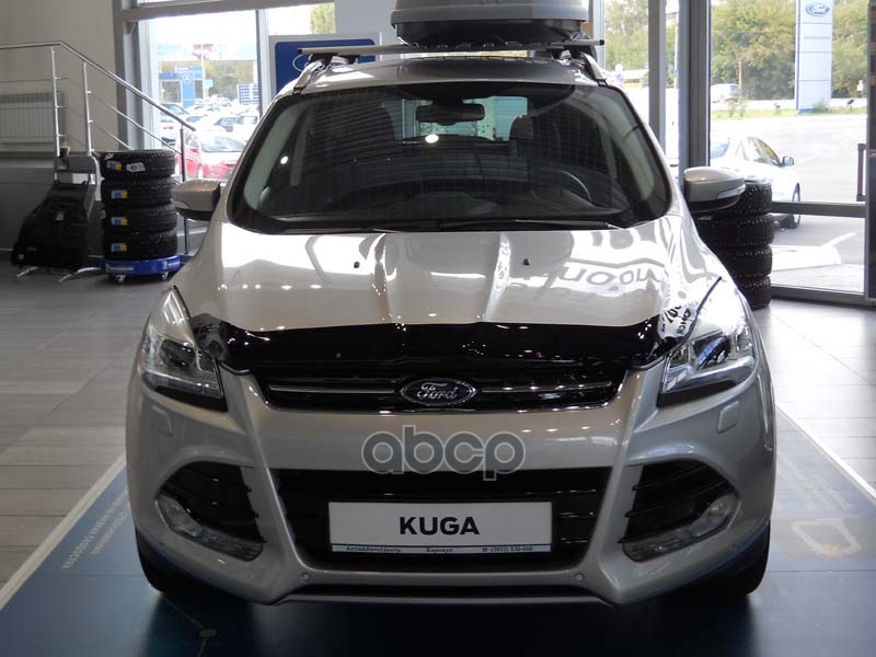 Дефлектор капота темный FORD KUGA 2013-2016, NLD.SFOKUG1312 / Форд Куга SIM арт. NLD.SFOKUG1312