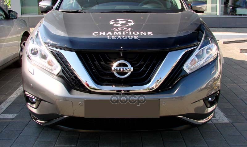 Дефлектор капота Nissan Murano 15-, темный / Ниссан Мурано SIM арт. NLD.SNIMUR1512