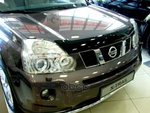 Дефлектор капота темный NISSAN X-TRAIL 2007-2014 SIM арт. NLD.SNIXTR0712