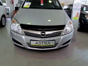 Дефлектор капота темный OPEL ASTRA 2004-2014, NLD.SOPAST0412 / Опель Астра SIM арт. NLD.SOPAST0412