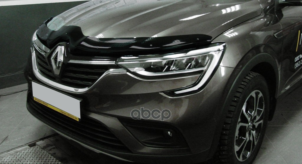 Дефлектор капота темный Renault Arkana 2019- / Рено Аркана SIM арт. NLD.SREARK1912
