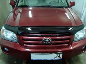 Дефлектор капота темный TOYOTA HIGHLANDER/KLUGER 2001-2007 , NLD.STOHIG0112 SIM арт. NLD.STOHIG0112