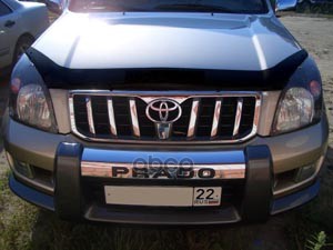 Дефлектор капота темный TOYOTA LAND CRUISER PRADO 2001-2008, NLD.STOLCP0112 SIM арт. NLD.STOLCP0112