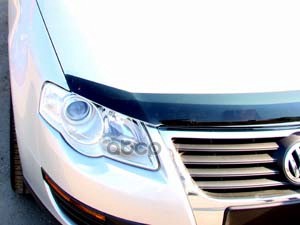 Дефлектор капота темный VW PASSAT B6 2006-2010, NLD.SVOPAS0612 / Фольксваген Пассат SIM арт. NLD.SVOPAS0612