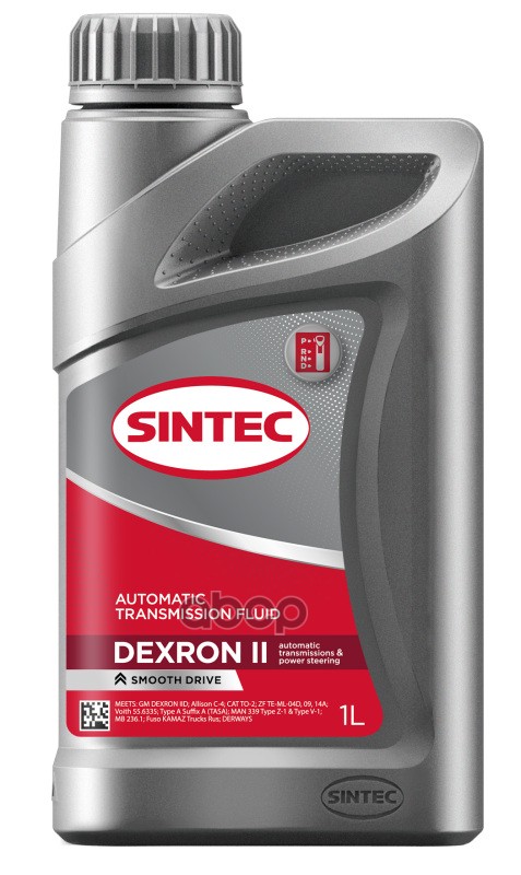 Масло трансмиссионное SINTEC ATF II 1л минеральное SINTEC арт. 324718
