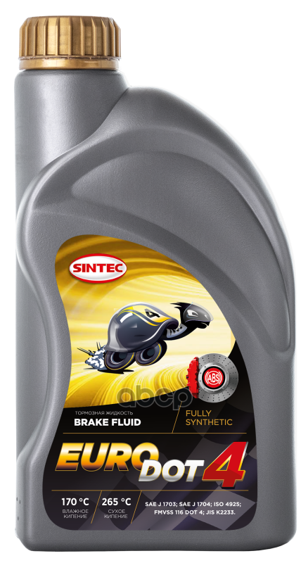 Тормозная Жидкость Dot 4, 0,91Л SINTEC арт. 978923