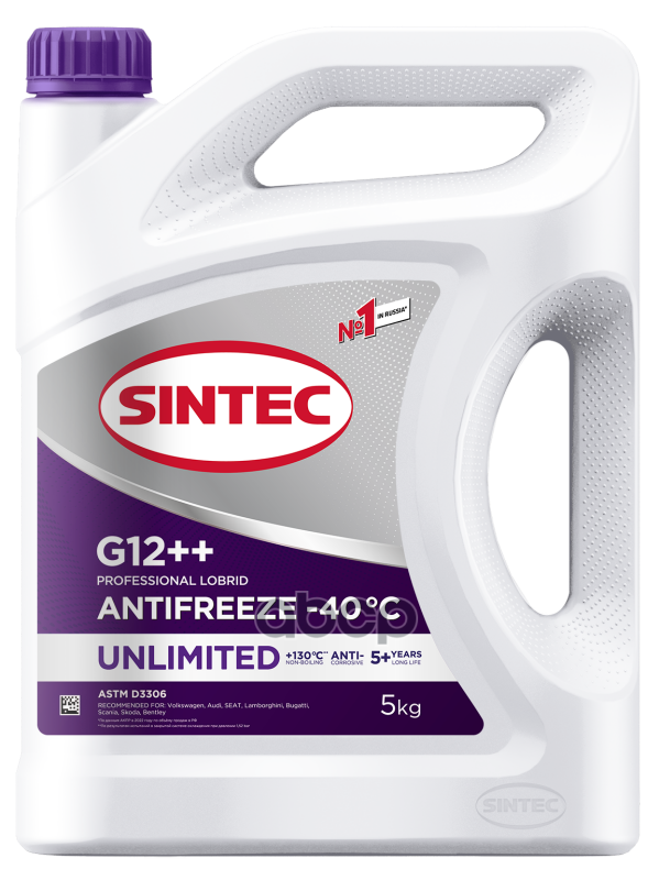 Антифриз Sintec Unlimited Фиолетовый 5 Кг SINTEC арт. 990566