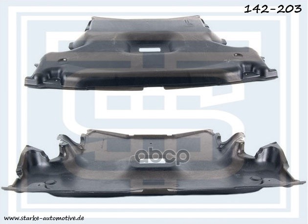 Защита Двигателя Mer W203 Передняя Starke 142203 STARKE арт. 142203
