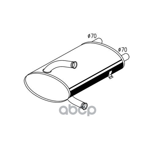 Глушитель Средняя/Конечная A3014901901/121103 STARKMEISTER арт. S104883