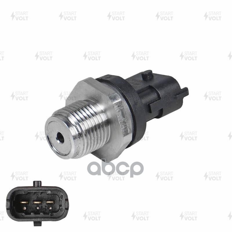 Датчик давления топлива для а/м ГАЗ/ПАЗ с дв. Cummins ISF 2.8/ISF 3.8 Евро-3 (FPS 0006) STARTVOLT арт. FPS0006