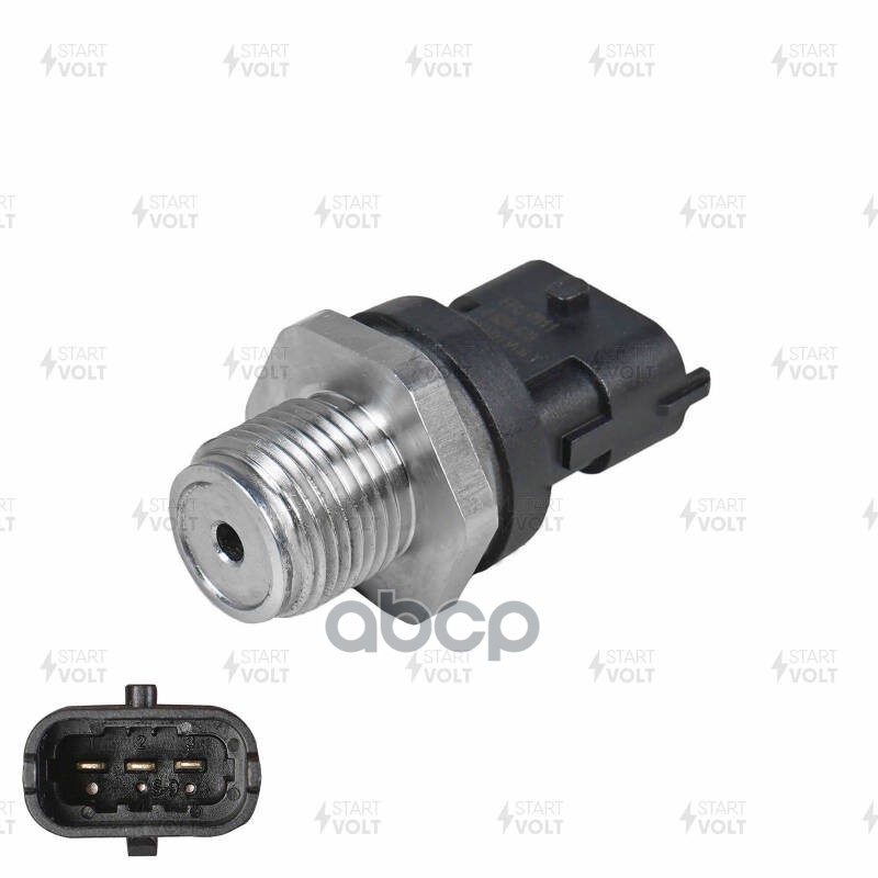 Датчик давления топлива для а/м КАМАЗ/НЕФАЗ/ЛИАЗ с дв. CUMMINS ISBe/ISDe/ЯМЗ-534 (FPS 0011) STARTVOLT арт. fps-0011