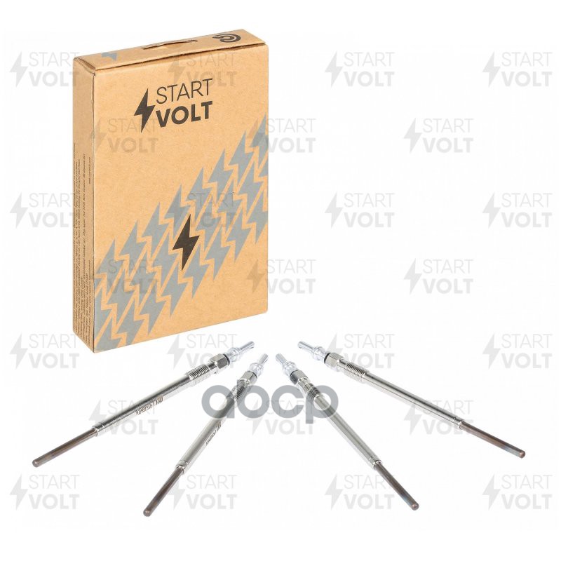 Комплект свечей накаливания (4шт) для автомобилей FIAT Ducato (Sollers-RUS) (99-) 2.3JTD STARTVOLT арт. GLSP512