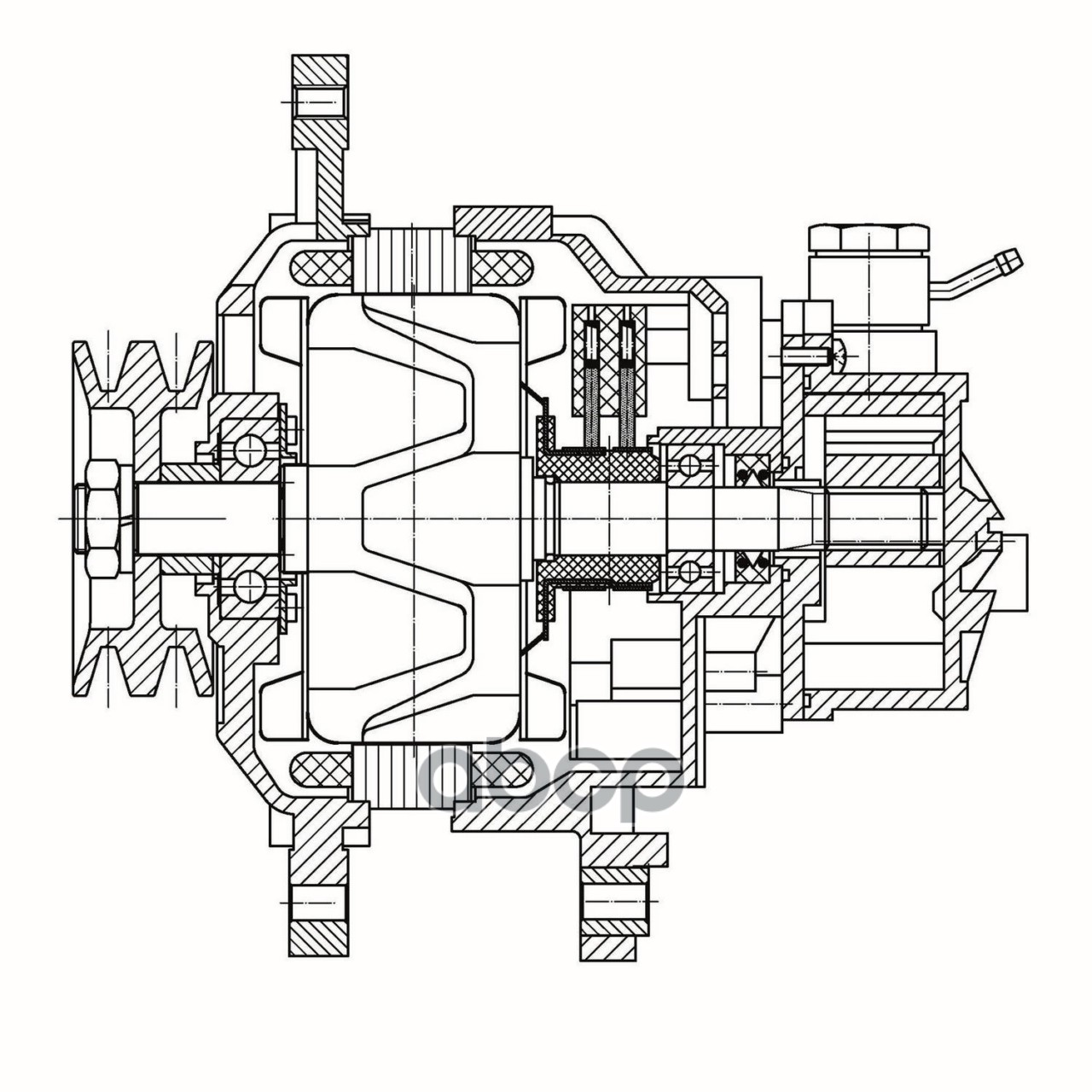 Генератор для а/м Hyundai H-1 Starex (96-) с дв. D4BF 110A STARTVOLT арт. LG0845