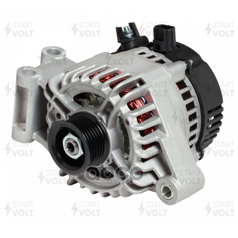 Генератор для а/м Ford Focus II (04-)/Fusion (02-)/Fiesta (01-) 1.4i/1.6i 105А (LG 1079) STARTVOLT арт. LG1079