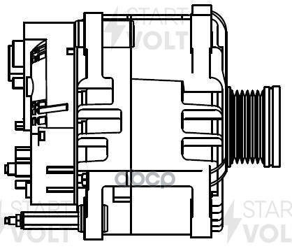 Генератор для а/м VAG Tiguan (07-)/Golf VI (06-) 1.4TSI 140A (LG 1854) STARTVOLT арт. LG1854