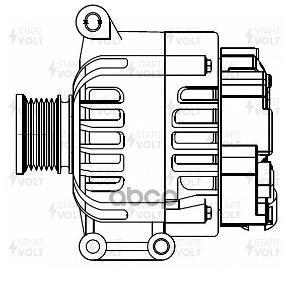 Генератор для а/м Peugeot 308 (07-)/Citroen C4 II (10-) 1.6i 120A (LG 2002) STARTVOLT арт. LG2002
