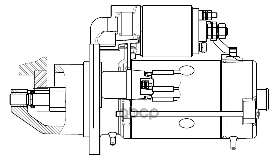 Стартер Для А/М Камаз/Паз/Yutong С Дв. Cummins Isbe/Isde 24В 4Квт (Lst 0709) STARTVOLT арт. LST0709