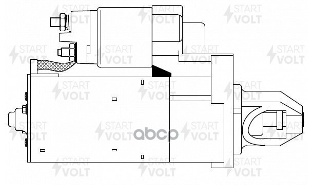 Стартер для а/м Mercedes-Benz GL W164 (06-) 3.0D/M W163 (98-) 3.2i/3.0D 1 7кВт (LSt 1513) STARTVOLT арт. lst-1513