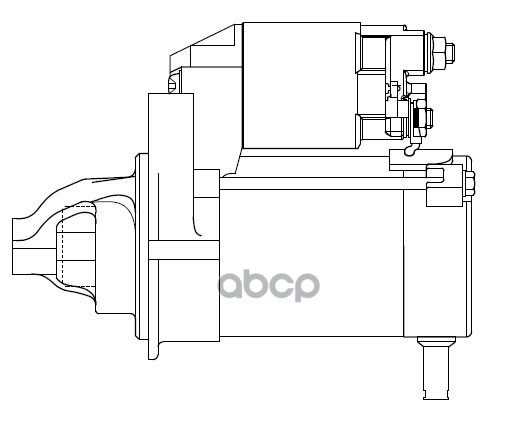 Стартер для а/м Toyota Land Cruiser Prado J120 (02-) 4.0i 1,5кВт (LSt 1914) STARTVOLT арт. LST1914
