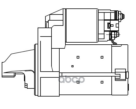 Стартер для а/м Toyota Land Cruiser Prado J120 (04-)/Hiace V (05-) 2.7i 1,6кВт (LSt 1924) STARTVOLT арт. LST1924