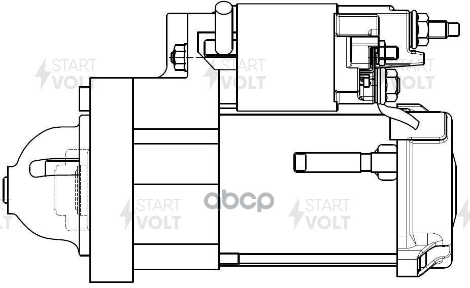 Стартер для а/м BMW X1 F48 (14-) 2.0D 1,9кВт (LSt 2613) STARTVOLT арт. LST2613