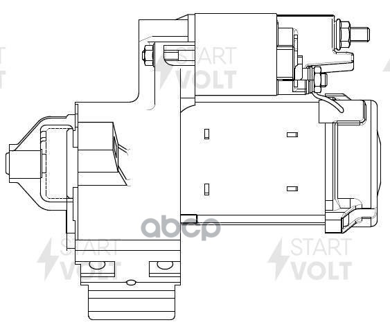 Стартер для а/м BMW X3 F25 (14-)/5 F10 (14-)/3 F30 (15-) 2.0D 1,7кВт STARTVOLT LSt 2615 STARTVOLT арт. LSt 2615