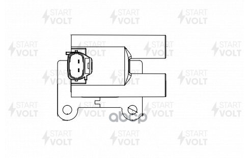 Катушка зажигания для а/м Hyundai Accent (99-)/Getz (02-) 1.4i/1.5i (левая  DOHC) (SC 0823) STARTVOLT арт. sc-0823
