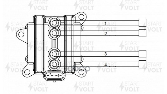 Катушка Зажигания Для А/М Renault Sandero Ii (13-)/Clio (05-) 1.2I Sc 0906 STARTVOLT арт. SC0906