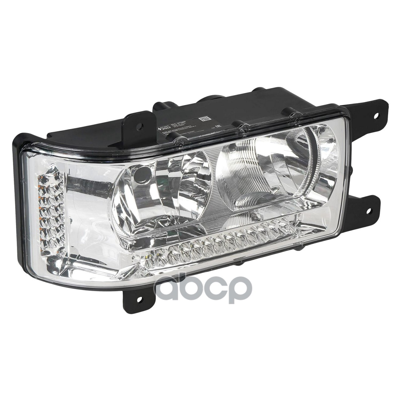 Фара для а/м КАМАЗ 6520/6511/4308 (головн.света) с ДХО правая (SHL 0708R) STARTVOLT арт. SHL0708R