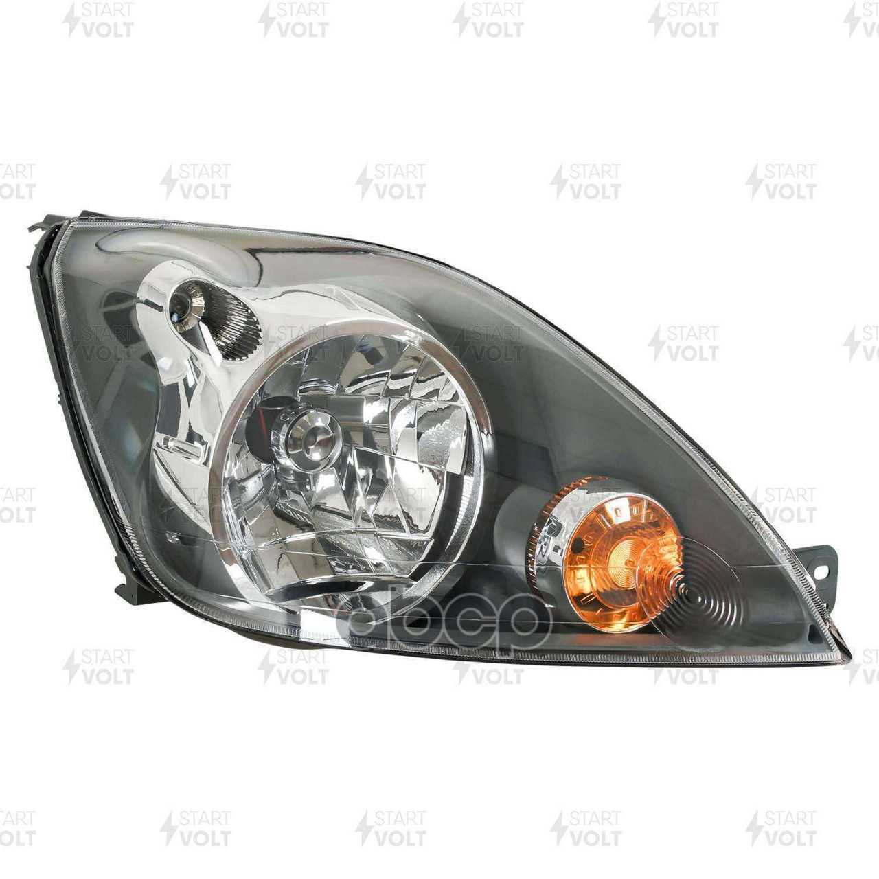 Фара для а/м Ford Fiesta (01-) (головн.света) рест., галоген, э/корр., черн., правая (SHL 1008R) STARTVOLT арт. SHL1008R