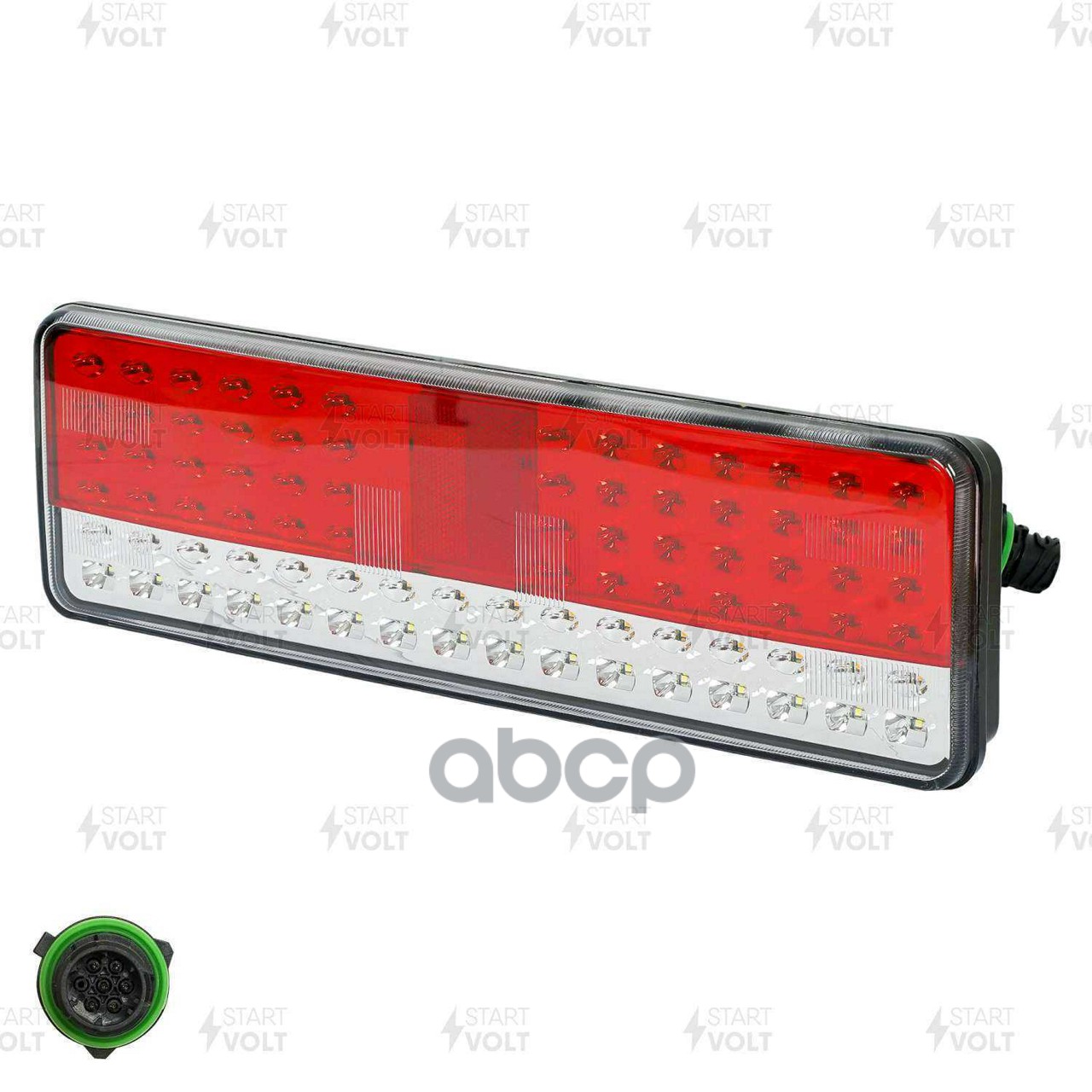 Фонарь задний для а/м КАМАЗ 5490 левый, байонет, указ.пов. снизу (светодиодн.) (STL 0703L) STARTVOLT арт. STL0703L