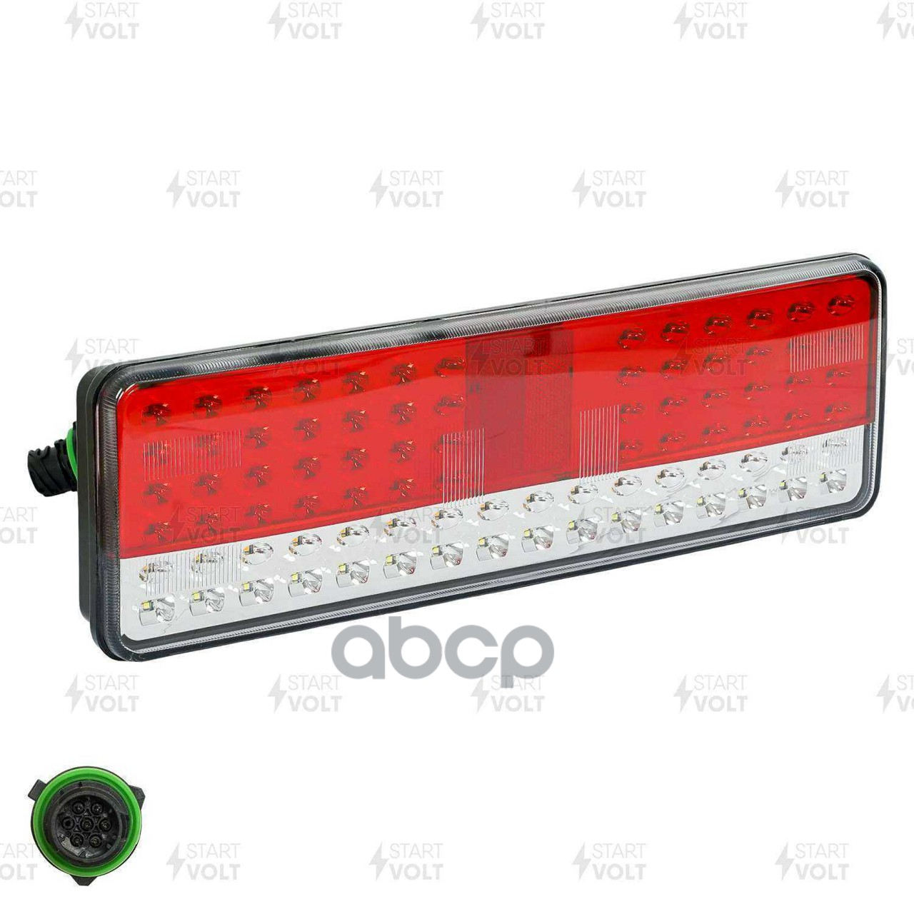 Фонарь задний для а/м КАМАЗ 5490 правый, байонет, указ.пов. снизу (светодиодн.) (STL 0703R) STARTVOLT арт. STL0703R